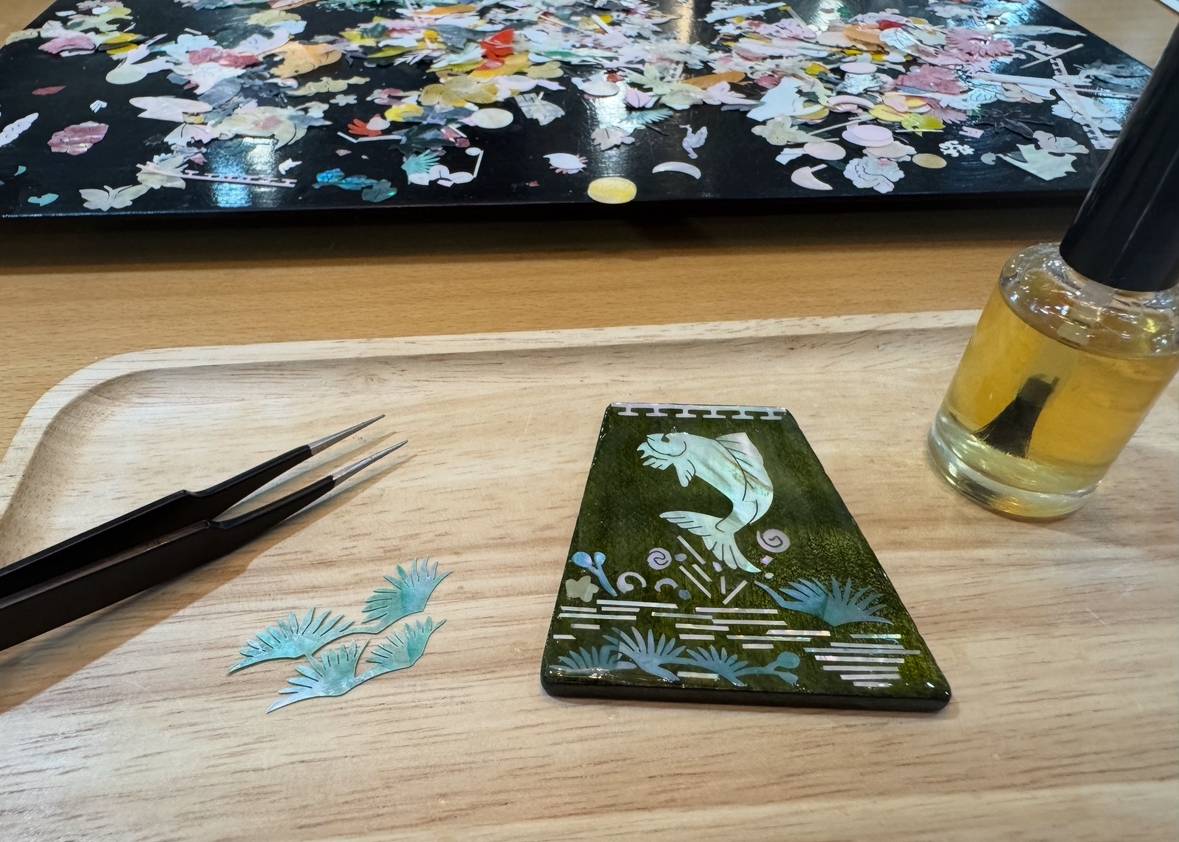 韓国伝統工芸 螺鈿細工　2点 螺鈿細工 韓国の通販 by momo's shop｜ラクマ